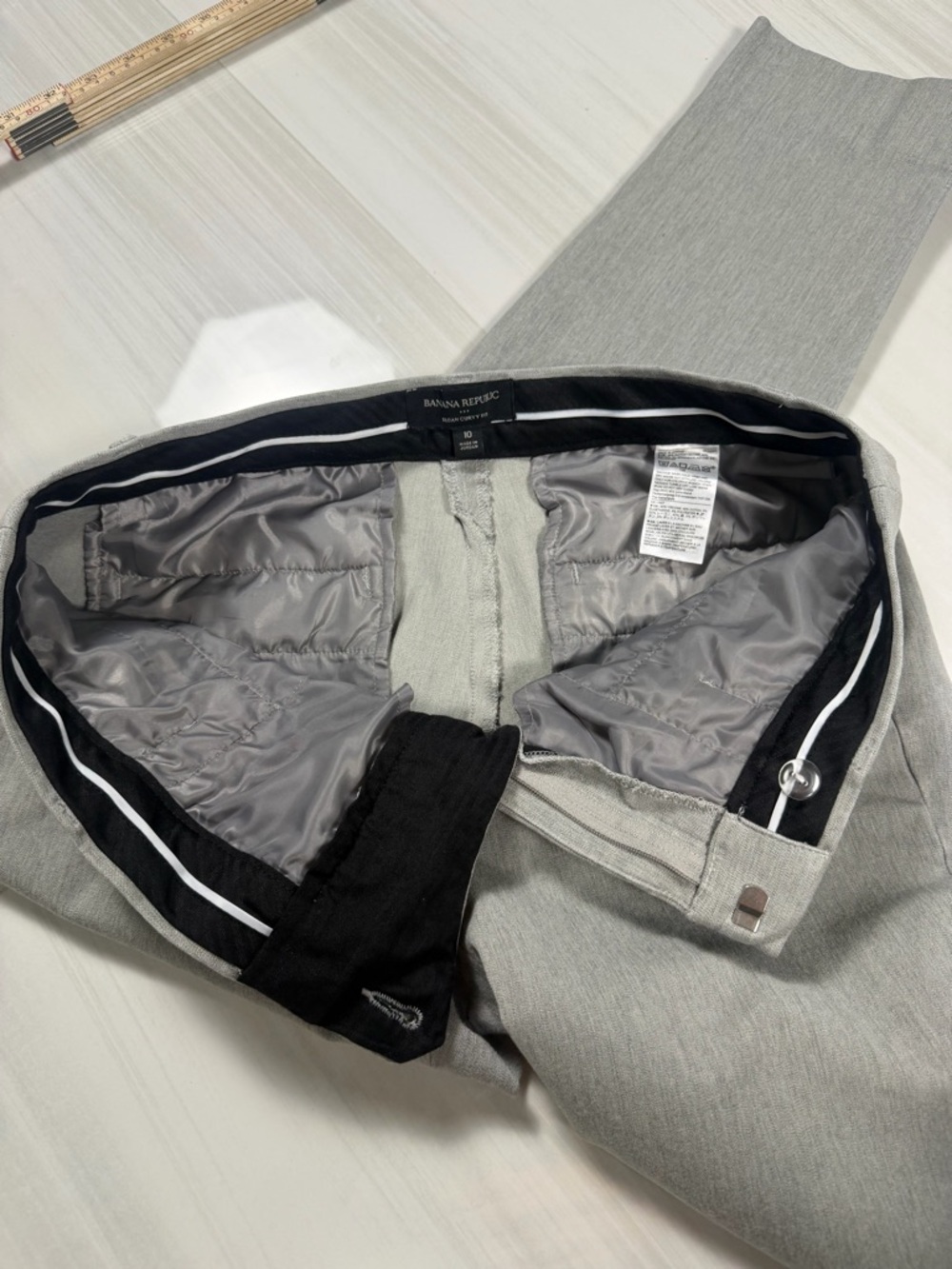 Banana Republic Gray Sloan Curvy Fit Pants - Picture 6 of 6